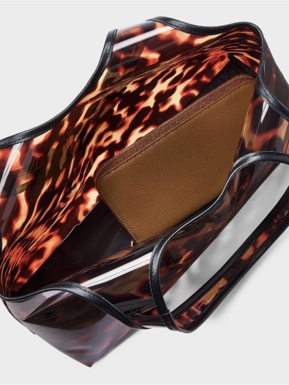 SHADE & SHORE TORTOISE SHELL JELLY BAG - Picture 3 of 5